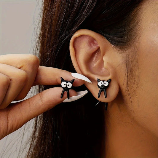 Curious Kitty Studs